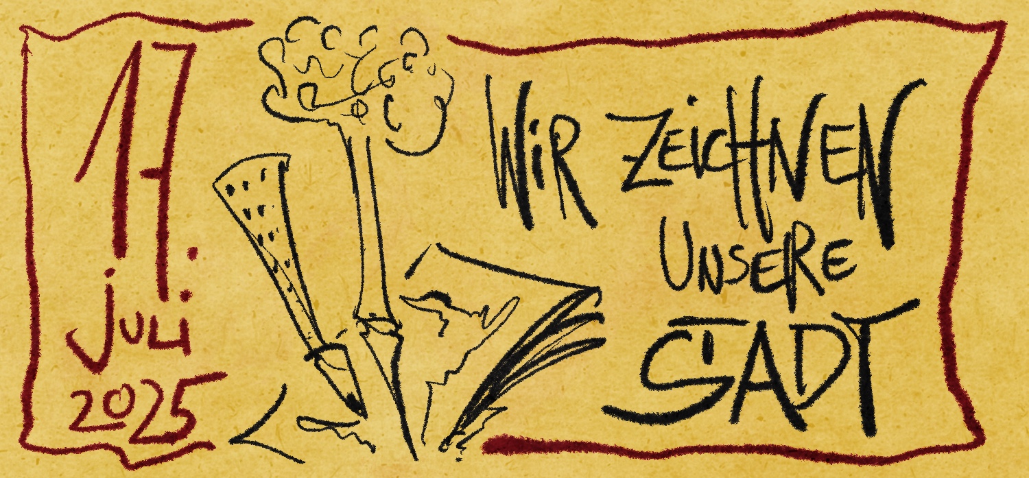 Zeichnen in der westlichen Innenstadt