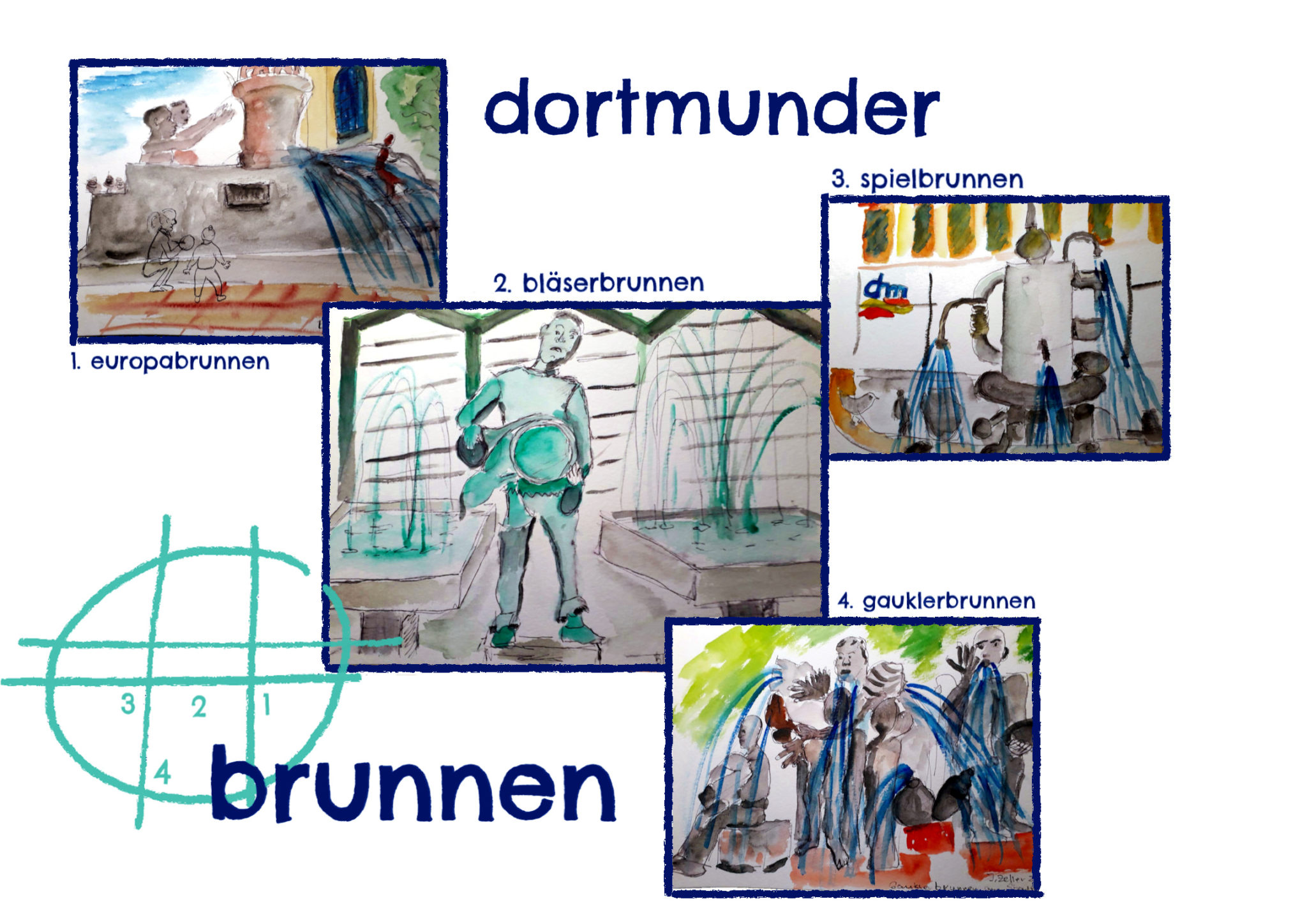 Dortmunder Brunnen - Inge Zeller