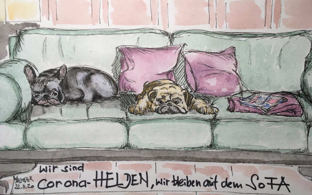 auf dem Sofa…