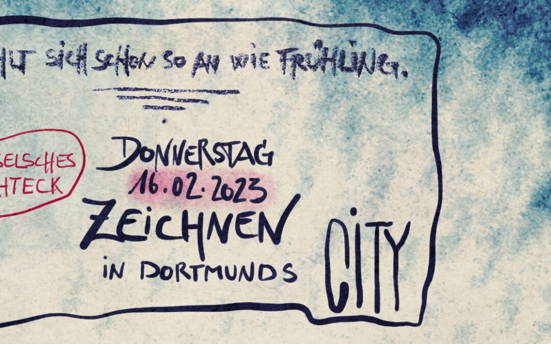 Zeichnen in der City am 16.02.23