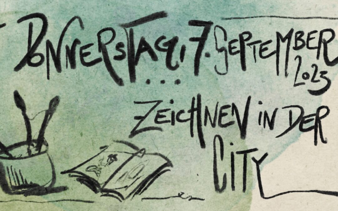 Zeichnen in der City am 7.9.23