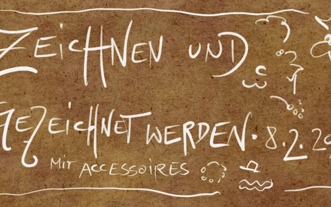 Zeichnen und gezeichnet werden mit Accessoires